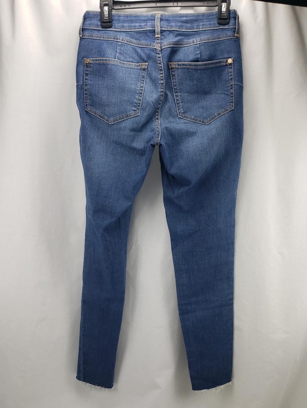 Jennifer Lopez Sculpt Super Skinny Jeans With Raw Hem Size 10 - Picture 3 of 5